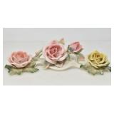 3 KARL ENS PORCELAIN FLOWER FIGURINES