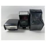 OLYMPUS AND MINOLTA CAMERA FLASHES