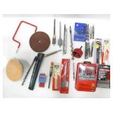 LOT OF ASSTD. DRILL BITS & MISC ATTACHMENTS