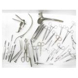 LOT OF ASSTD. STAINLESS STEEL MEDICAL INSTRUMENTS