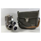 KEYSTONE K-26 8MM MOVIE CAMERA AND CASE