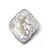SILVER SIAM BROOCH 5.82g