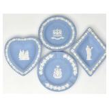 WEDGWOOD TRINKET DISHES AND ASH TRAY