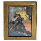 OLAF KRASSNITZKY - STUDY AFTER DEGAS PASTEL