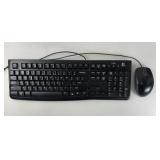 LOGITECH K120 KEYBOARD, MOUSE & MOUSEPAD