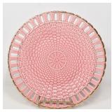 PINK CERAMIC PLATE