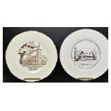 TWO DECORATIVE PLATES