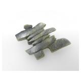 CARVED BRAZILIAN SOAPSTONE INUKSHUK BROOCH