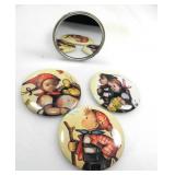 M.I. HUMMEL ILLUSTRATIONS INSPIRED ROUND MIRRORS