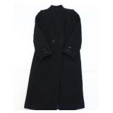 ELECTRE BLACK PURE VIRGIN WOOL FULL LENGTH COAT