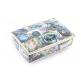 ABALONE INLAID 2.5' MEXICAN TRINKET BOX