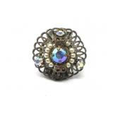 FLOWER SHAPED SCARF RING