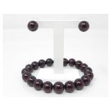 KENNETH JAY LANE FAUX PEARL EARRINGS & BRACELET