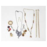 ASSTD COSTUME JEWELRY & LOOSE STONE INSERTS