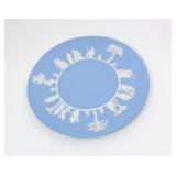 WEDGWOOD PALE BLUE JASPERWARE CAKE PLATE