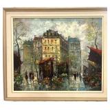 GUSTAV KOHAR  PARISIAN STREET SCENE