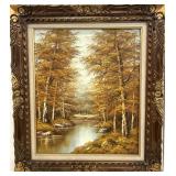 AUTUMN RIVER LANDSCAPE