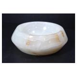ONYX STONE ROUNDED BOWL/TRAY