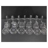 6 ACRYLIC PLATE STANDS & TEACUP/SAUCER STANDS