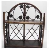 WALL HANGING WOODEN TIER SHELF