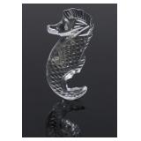 WATERFORD CRYSTAL SEAHORSE BROOCH