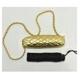 100% NYLON UMBRELLA W/ GOLD-TONED PURSE