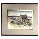 DOROTHY CLARK MCCLURE - COASTAL SCENE PRINT