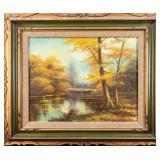 CANTRELL - AUTUMN RIVER LANDSCAPE