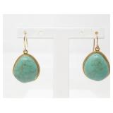 METROPOLITAN MUSEUM OF ART GOLDTONE EARRINGS