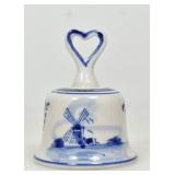 HAND PAINTED DELFT BLUE BELL