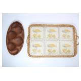 2 KITCHEN / DINING SERVING TRAYS