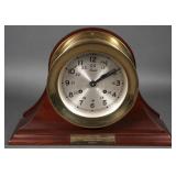 Chelsea Boston Ships Bell Clock on Stand