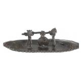 Antique Asian Bronze Scroll Weight