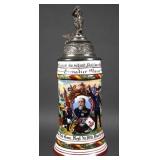 German Regimental Beer Stein, Lithophane