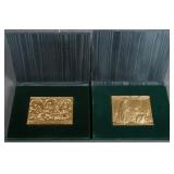 ENRICO MANFRINI, (2) Religious Bronzes