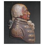 Early English Wax Portrait, Admiral Howe