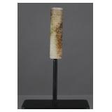 Archaic Chinese Jade Tube or Cylinder Bead