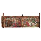 Hand Carved Spanish Carriage Cart Wall