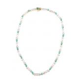 Emerald & Diamonds 14K Gold Necklace