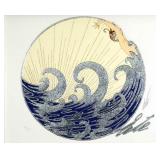 ERTE, The Wave, Embossed Serigraph
