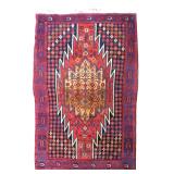 Antique Persian Maslaghan Hand Knotted Rug