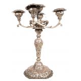 Baltimore Repousse Sterling Silver Candelabra