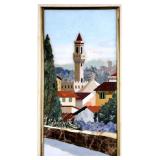 SCARPELLI, Pietra Dura Tuscan Landscape