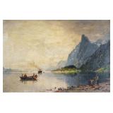 GEORG ANTON RASMUSSEN, Fjord Painting