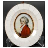 Antique French Miniature Portrait on Ivory