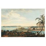 18C Durnford Engraving of Havana Cuba