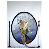 ERTE, Woman & Satyr Serigraph