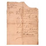 Antonio Maceo 19C Cuban General Signed Letter