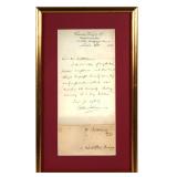 SIR ARTHUR SULLIVAN 1873 ALS Signed Letter