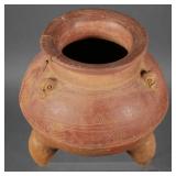 Pre-Columbian Nicoya Footed Pottery Bowl